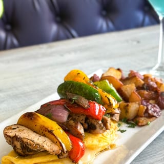 Fajita Chicken Omelet